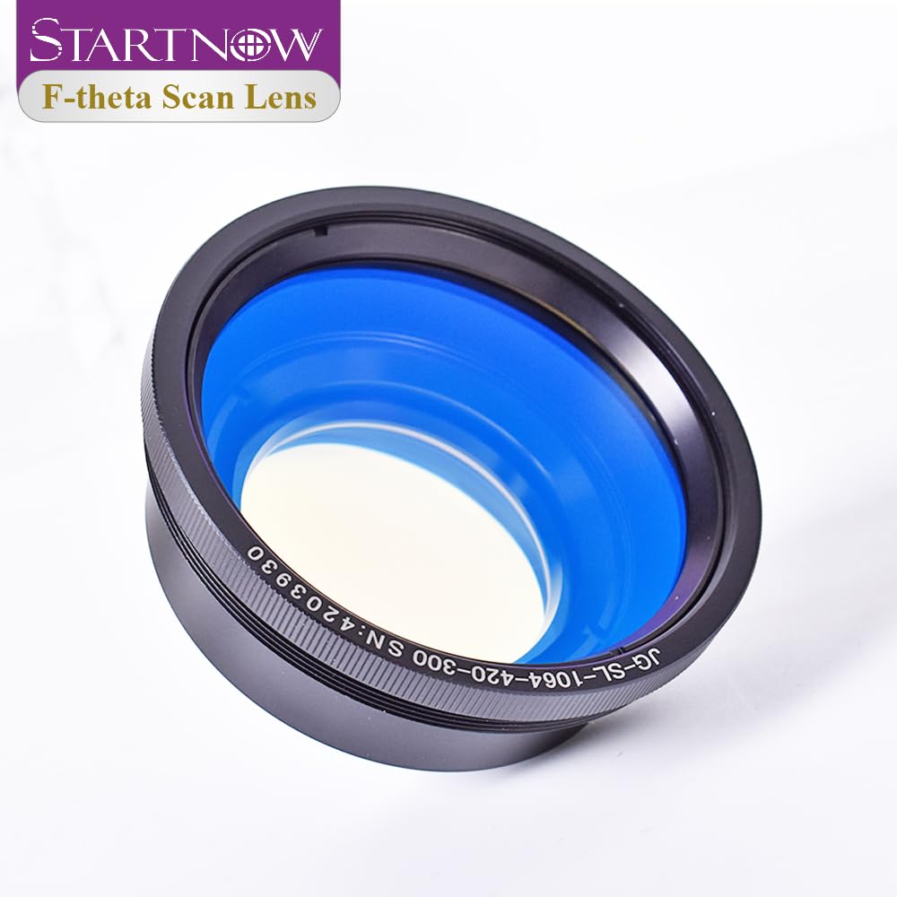 Startnow F-Theta Laser Field Scan Lens 110X110 175X175 do części maszyn do znakowania laserowego 1064nm YAG ((1064nm M85) 220x220 F330)