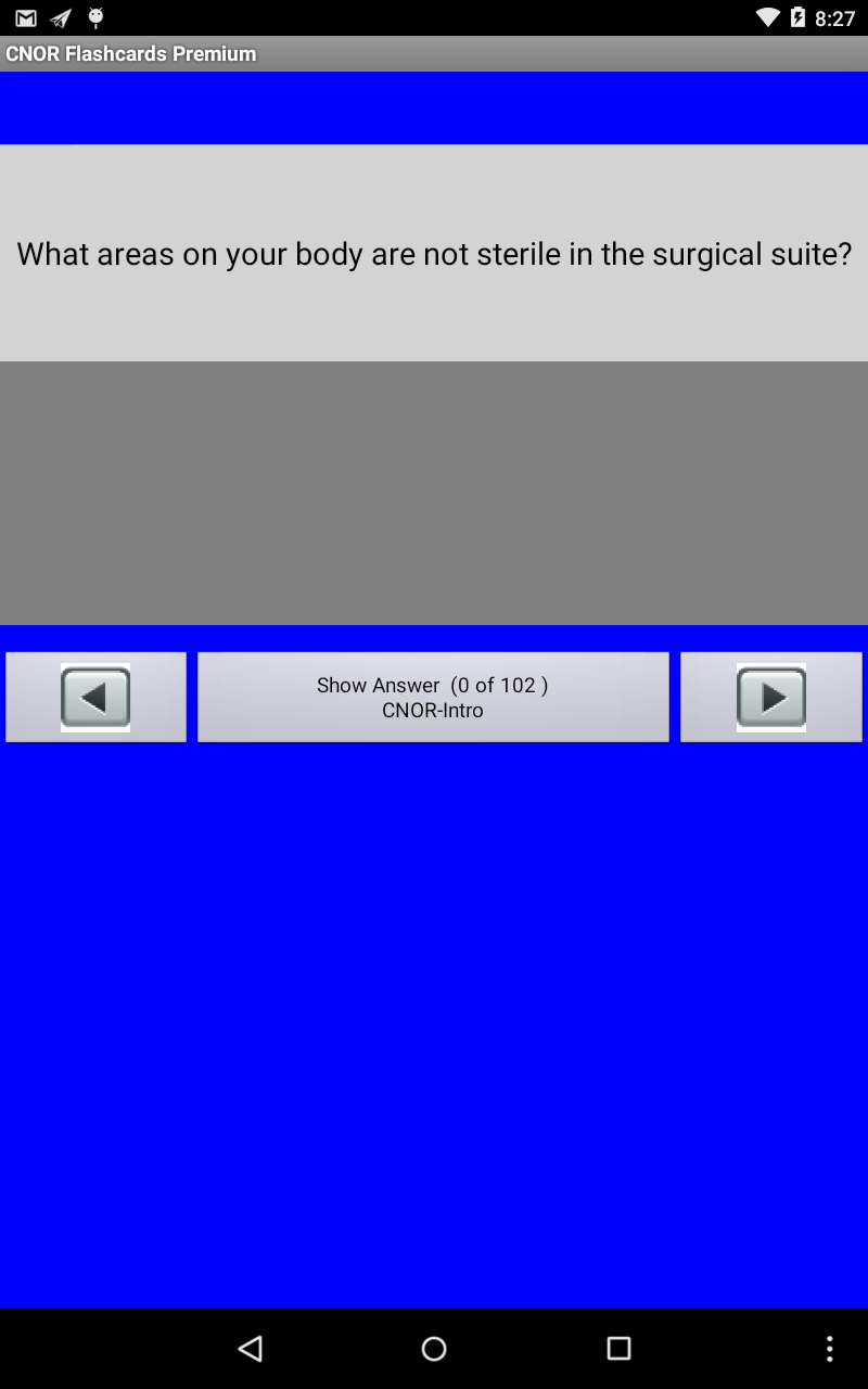 CNOR Flashcards Premium - App on Amazon Appstore