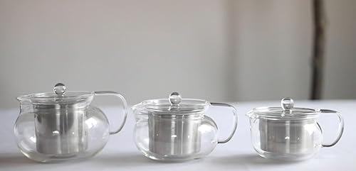 Miniatura 6 de Teabloom Kyoto 2-in-1 Tea Kettle and Tea Maker – Glass Teapot with Removable Loose Tea Infuser – Tea Connoisseur's Choice