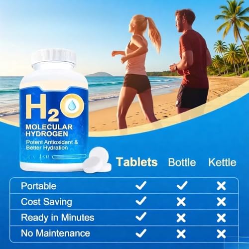 Comprimés d'hydrogène santé cognitive et eau hydrogène sans OGM - 3