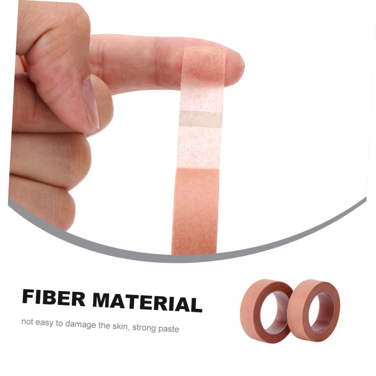 Baluue Beauty Salon Strip Lash Extension Tool 2pcs Fiber Tape Double-sided Tape for Eye Makeup