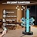 ZETAWALE UV Light Sanitizer, Ultraviolet Lamp with Remote Control for Bed Bugs and Dust Mites, Home Disinfection Device UV Lamp for Home, Room & Kitchen, Ultraviolet Light with 3 Speed Timings