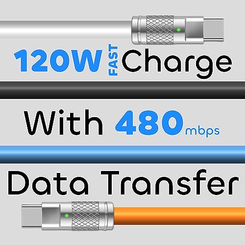 WATCHEM 6ft / 2M USB-C to iPhone Charging Cable, 27W Fast Charge, Durable Liquid Silicone, Data Transfer - Image 2