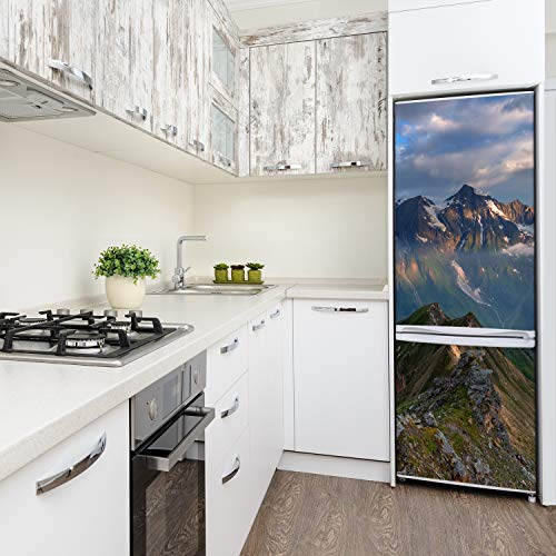 Película autoadhesiva nevera de 70x190 cm lavable diseño cumbres 4