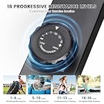 Elliptical Machine, Dripex Magnetic Elliptical Exercise Machine for Home, Quiet & Smooth Elliptical Trainer w/ 8KG Flywheel, 15.3IN Stride, 16 Levels Resistance, LCD Monitor, Pulse Sensor - Image 4