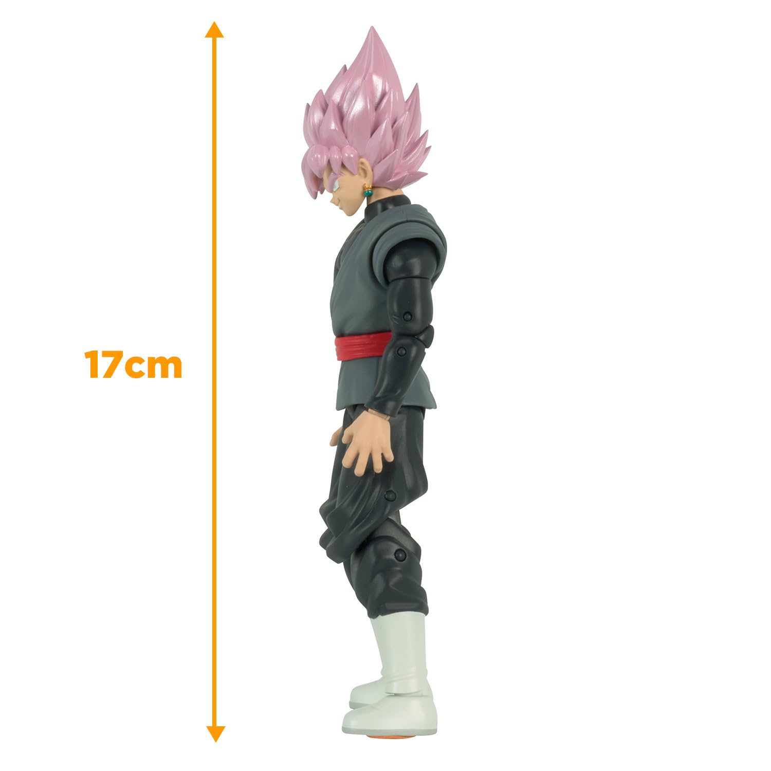 BANDAI - Dragon Ball Super - Figur Dragon Stars Super Saiyan Rosé Goku Black 17 cm - Bewegliche Actionfigur mit Zubehör - Offizielle Dragon Ball Lizenz - Spielzeug ab 4 Jahren - 35866