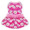 Kyeese dogs dresses daisy eelgant princess doggie dress for small dogs with flowers decor spring summer cat dress  urban country home decor