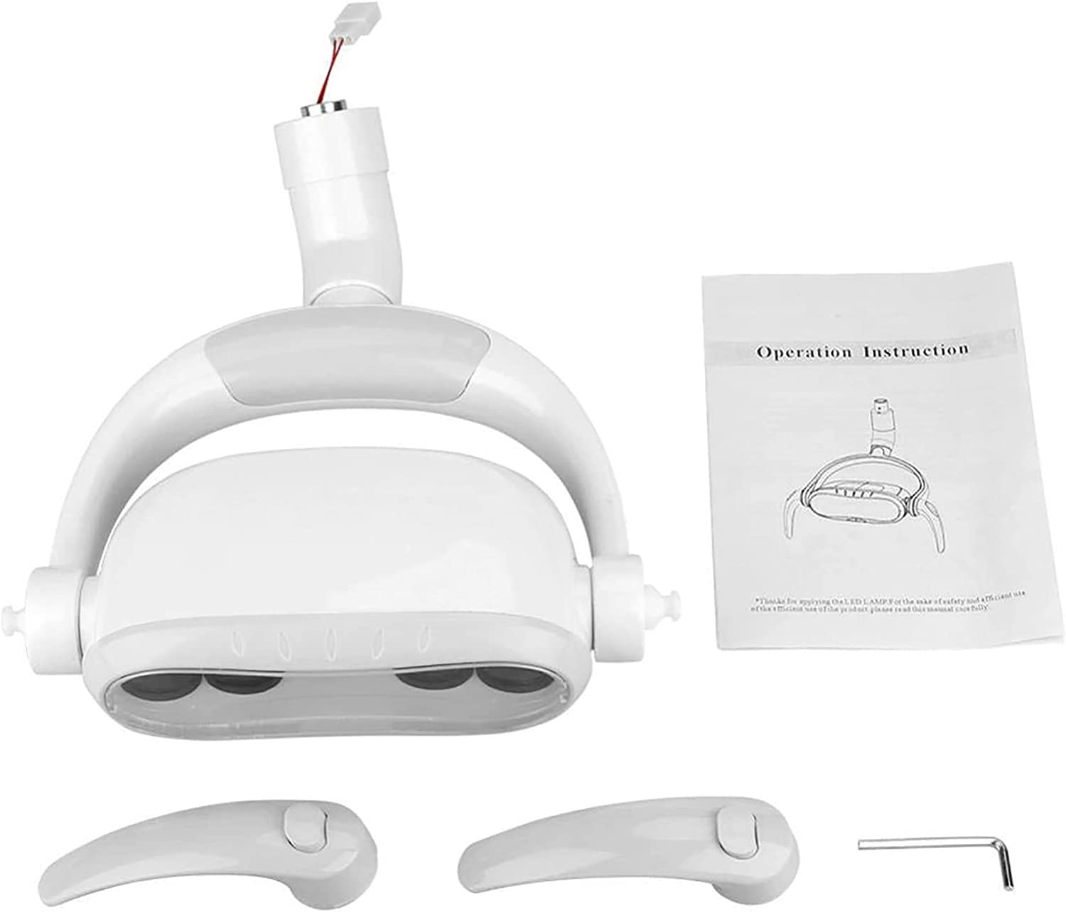 lampada per esami chirurgici Lampada For Visita Medica Dentale A LED Orale, Lampada A Sensore A Infrarossi A 4 LED Lampada Senza Ombra For Unità Di Poltrona Da Laboratorio, Accessori For Poltrona Odon