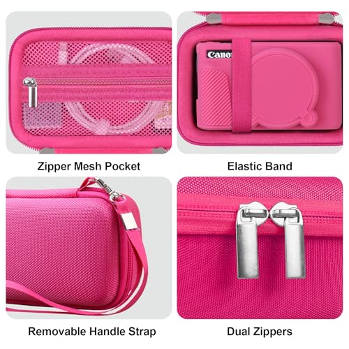 Estuche rígido con funda de silicona para Canon PowerShot SX740 miniatura 5