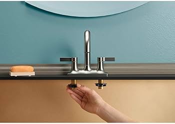 Venza 4 in. Centerset 2-Handle Bathroom Faucet in Vibrant Brushed