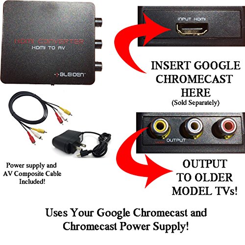 HDMI Converter for Google Chromecast: Use Chromecast with Older TVs That Have Composite