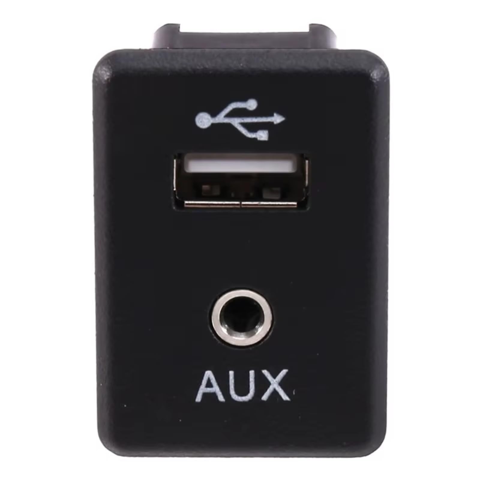 Conector USB De Consola Compatible Con Nissan Para Qashqai Para Tiida Coche Módulo Interfaz Dual Auxiliar Puerto Carga Enchufe Audio Auxiliar Puerto USB Coche