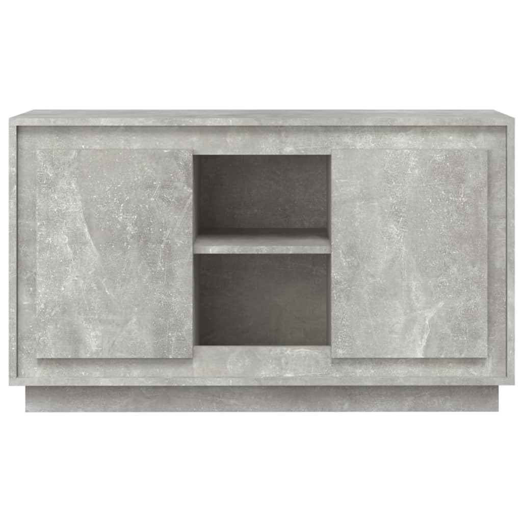 Festnight Credenza Moderna - Mobile Cucina, Madia Soggiorno in Legno Multistrato, Grigio Cemento 102x35x60 cm