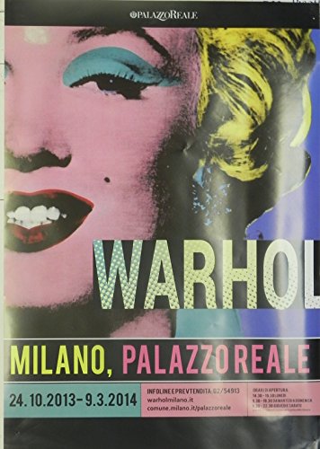 Andy Warhol Marilyn Monroe Poster Cartel para la exposicion Milano de 2013 (70x85cm)