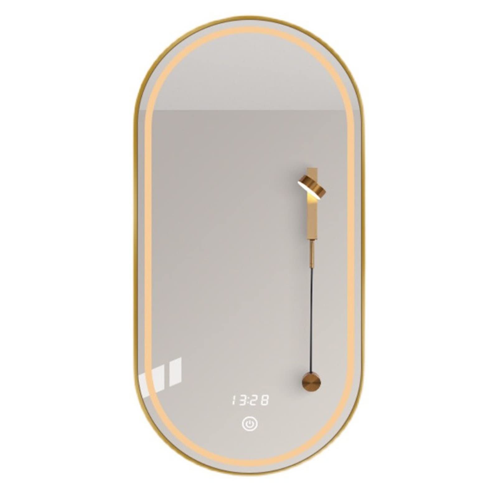 Miroir LED moderne en verre haute définition au design épuré