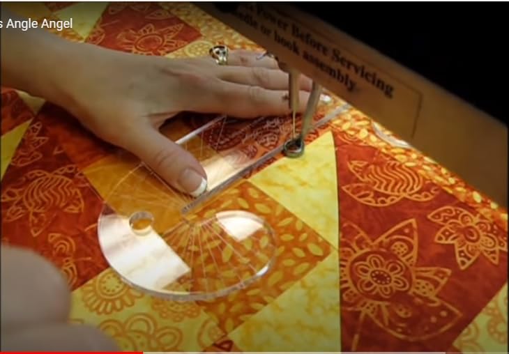 Gabarit d'angle pour machine longarm atelier couture 3/16