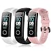 Produktbild YASPARK Kompatibel mit Honor Band 5 Fitness Armband, Sport Silikon Uhrenarmband Replacement Wechselarmband Ersatzarmband für Huawei Honor Band 5/Band 4 Smartwatch