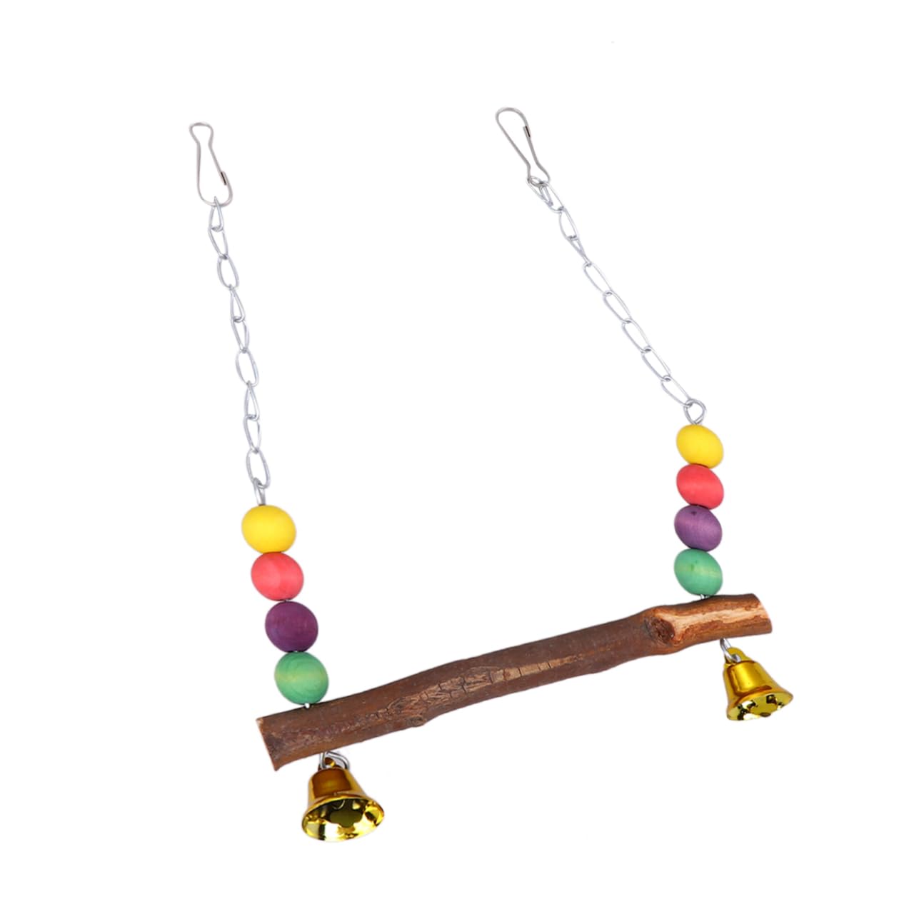 VANZACK 3stücke Parrot Beads Swing Bunte Holzspielzeug Schaukel Für Kleine Vögel Für Wellensittiche Und Papageien Fördert Spiel Und Sicheres Material