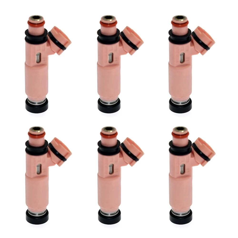 Hutianbrt 23250-20030(6Pcs) 6X Fuel Injectors 23250-20030 Compatible For Toyota Highlander Solara Lexus Es300 3.0L 3.3L
