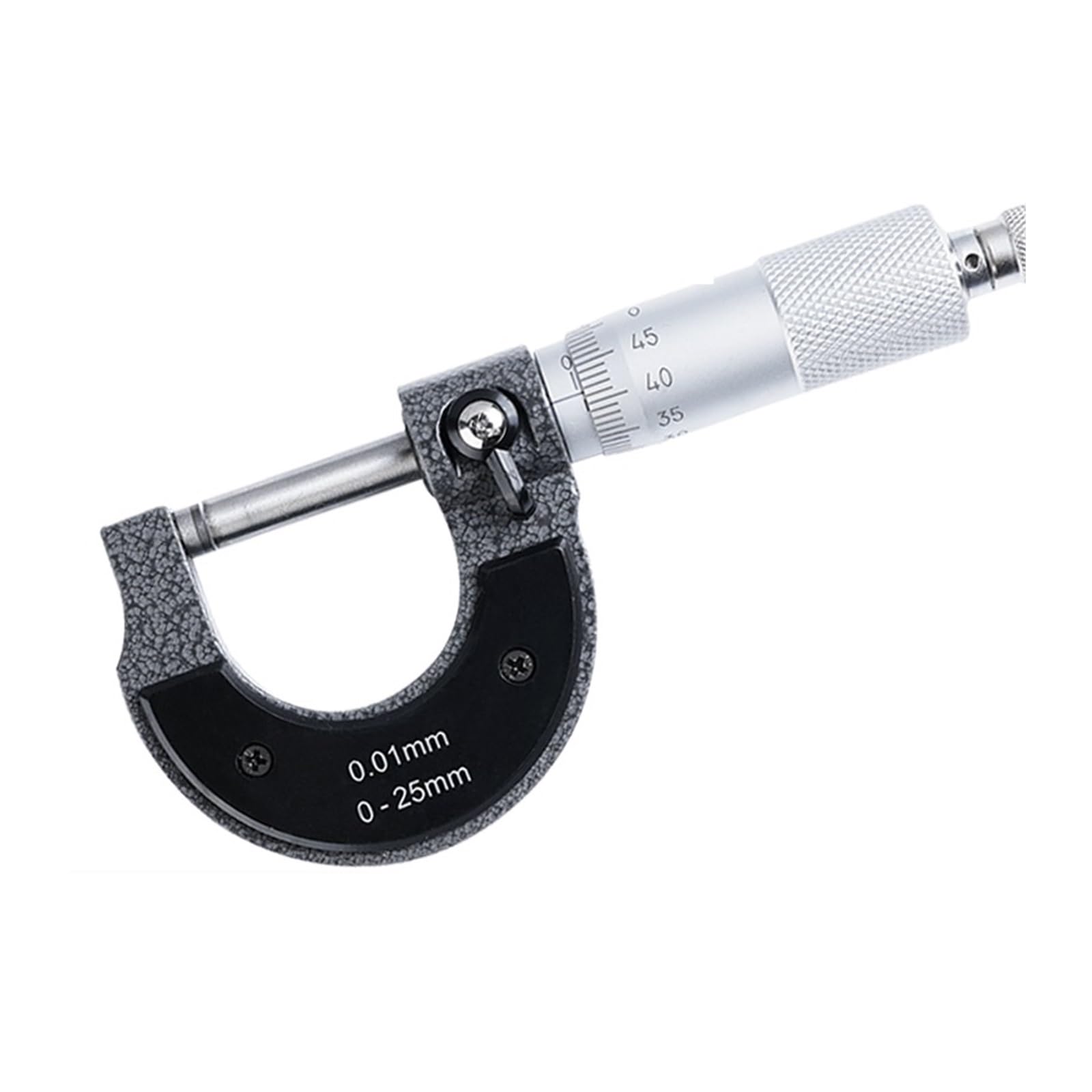 Juego de micrómetros, Micrómetro de precisión 0 a 25 mm, calibre métrico exterior,001, herramienta medición micrométrica, micrómetro externo, calibradores micrométricos para bricolaje/hogar(25-50mm)