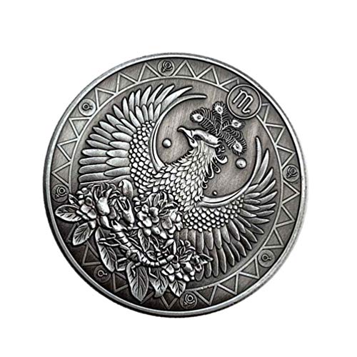 PRETYZOOM Sternbild Münze Skorpion Münze Geschenk Vintage-Stil Horoskop Münze Geburtstag Zeichen Glück Andenken Münze Stereoskopische Metallmünze Handwerk (Skorpion)