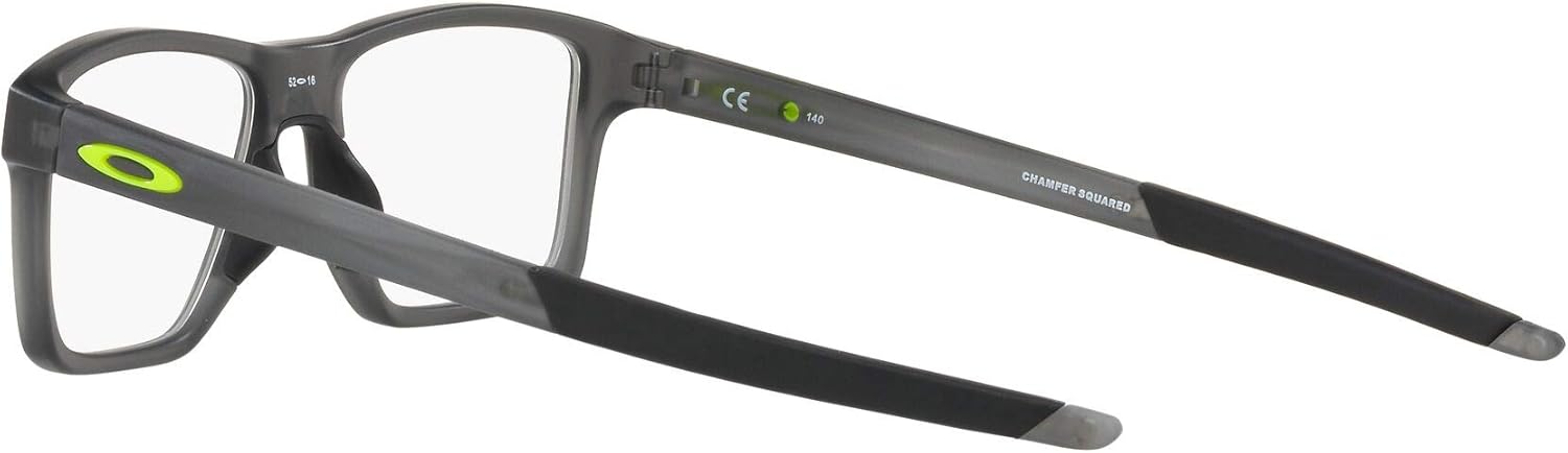 Oakley mens Ox8143 Chamfer Squared Square Prescription Eyeglass Frames