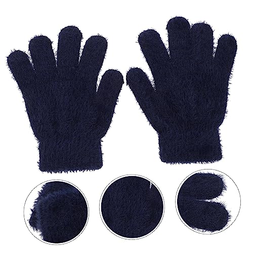 Gatuida Boys and Girls Christmas Gifts Blue Mittens for Newborn Boy Mittens Winter Gloves Thermal Plush Gloves4