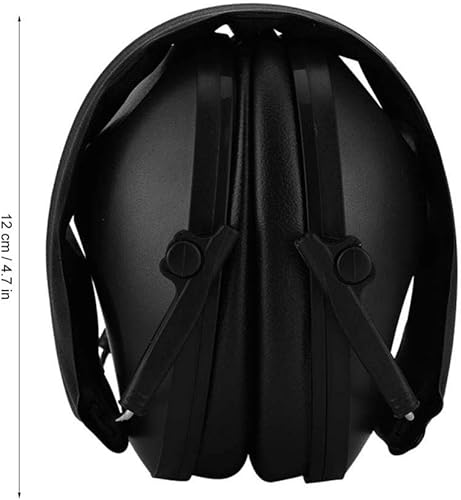 Miniatura 5 de Zopsc Orejeras de tiro plegables Antinoise para protección auditiva deportiva con banda para la cabeza suave Negro S