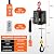 3-in-1 Electric Hoist Winch, 2200lbs Manual/Wire/Wireless Remote Control,110/120 Volt Portable Power Electric Crane,Overload Protection 25ft Lifting Height for Towing(Black)