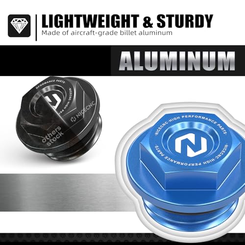 Image of NICECNC Motorcycle Engine Tank Cover Plug Cap Universal Compatible with Honda CRF150R 2007-20 CR125R 1990-07 CR250R 90-07 CRF250R 04-17,Compatible with Yamaha YZ80 85 1998-20 YZ250 99-22,See Fitment