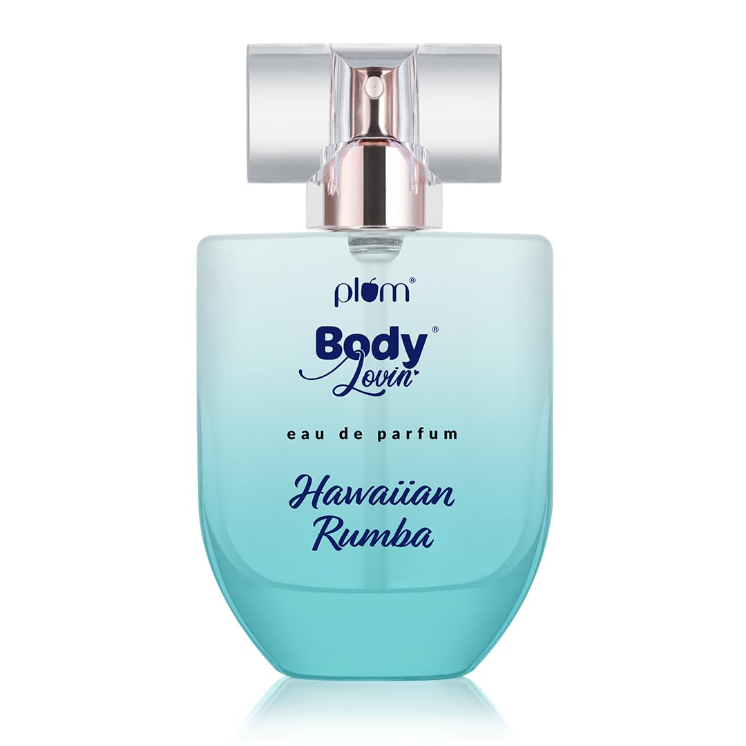 Plum BodyLovin' Hawaiian Rumba Eau De Perfume (Parfum) | Long Lasting & Premium Tropical Fragrance | Luxury Perfume For Women & Men | Mandarin, Gardenia & Vanilla Notes (50 ml)
