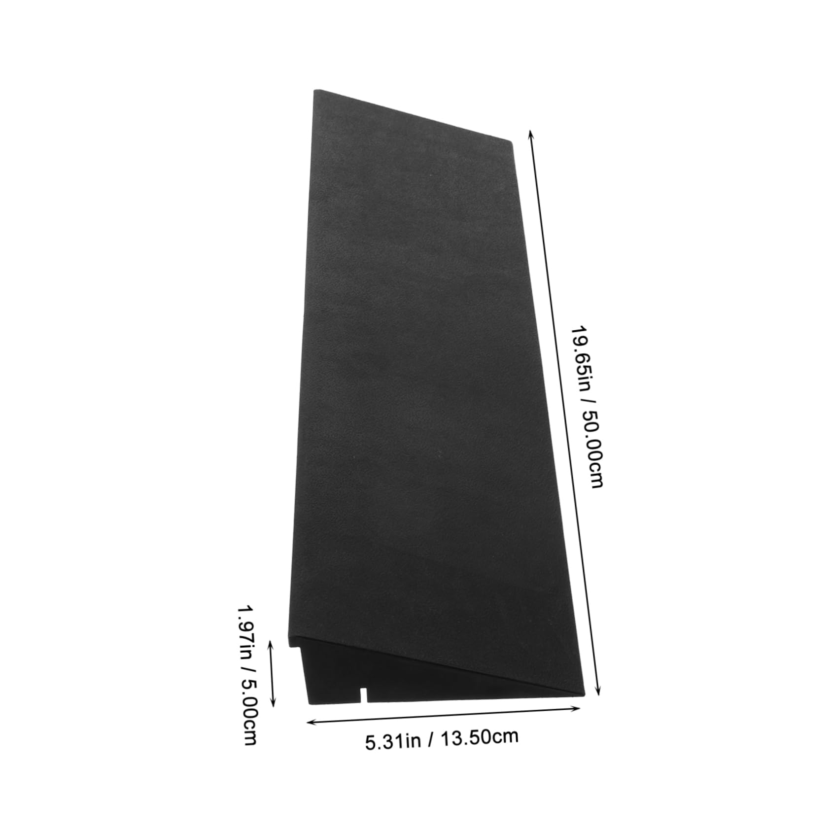 LALAFINA Rubber Sweep Pad Anti-Slip Climbing Ramp for Cleaning Office Hotel Vacuum Robot Ramp