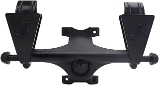 Oytrui Organizador Montado en la Pared, Estante de Pantalla de Montaje en Pared, Material de ABS, Ahorro de Espacio, Instalación Fácil, Elección, Negro, Perfectamente Organizado