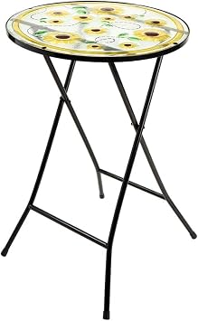 The Lakeside Collection Garden Patio Deck Outdoor Tables - Sunflower