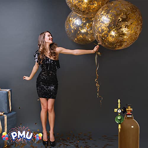 Pmu Helium Saver Balloon Helium Dual Foil/Latex Inflator (Automatic Shut-Off For Foil Balloons- 60/40 Air Mix Gas Saver For Latex Balloons) Pkg/1 #TOP3