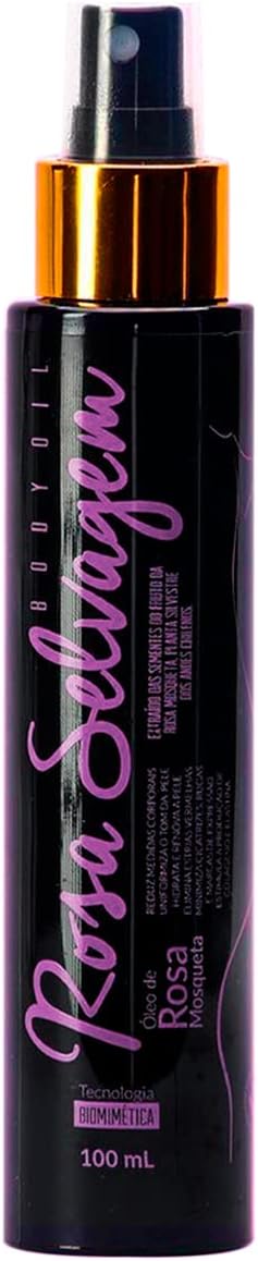 Oleo Clareador De Pele Contra Manchas e Estrias Rosa Mosqueta, 100ML- Rosa Selvagem
