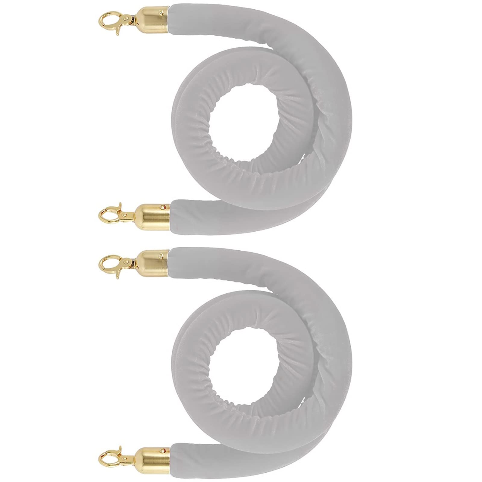 Aioneer Velvet Rope Stanchion With Gold Hooks – 2.7M Red Barrier Post For Crowd Control In Hotels & Events – Easy Setup, Elegant Accessory For Queue Management-Color 9-2.7m/8.9ft/106inch