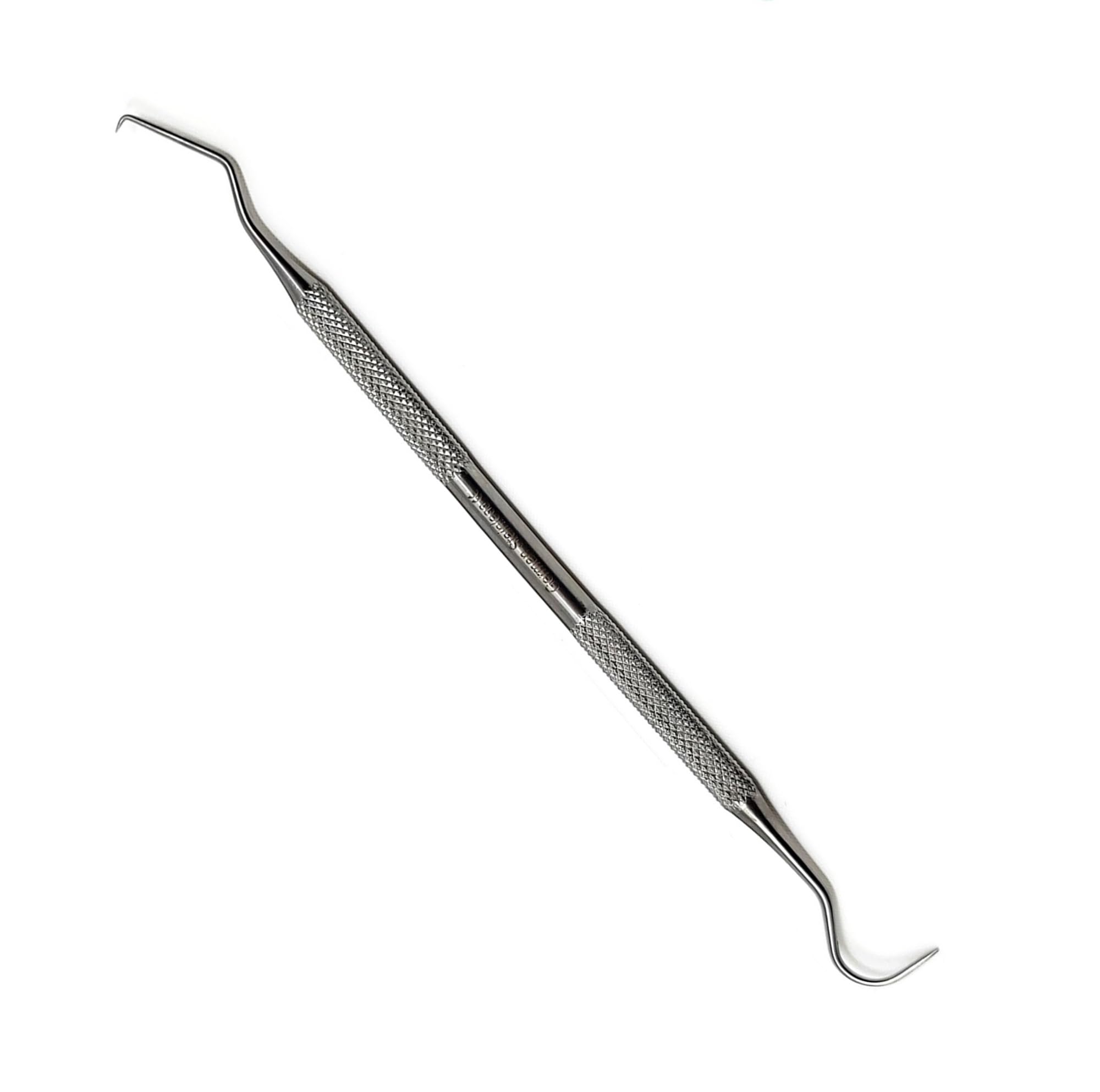 Professional Dental Tartar Scraper Tool Oral Picks to Remove Calculus from Teeth, Plaque Remover, Tooth Scraper for Oral Hygiene Care Made of Stainless Steel (EXP #23/17A)