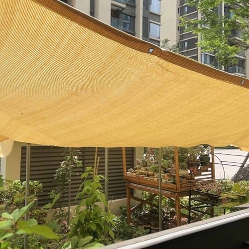 Filet d'ombrage haute densité beige 4x6m résistant au temps