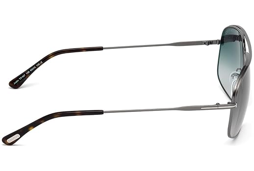 Amazon.com: Tom Ford - JUSTIN FT 0467, Geometric, metal, men