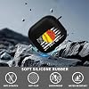 Jugador Favorito Llama a Papá Funda para AirPods 4 2024, Cubierta Protectora de Silicona Suave con Llavero, Compatible con Carga Inalámbrica y con Cable, Luz LED Visible, Anti-Rayaduras Anti-Amarillento a Prueba de Golpes para AirP 8