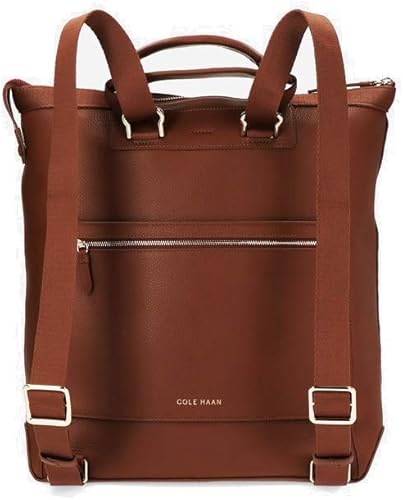 Miniatura 5 de Cole Haan Mochila convertible de cuero Grand Ambition, bronceado (British Tan), talla única