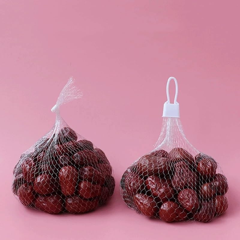 Sacchetti a Rete per Frutta, Sacchetto a Rete in Nylon a Cilindro Lungo, for imballaggio da supermercato, imballaggio da Giocattolo, imballaggio da Frutta(1",50m)