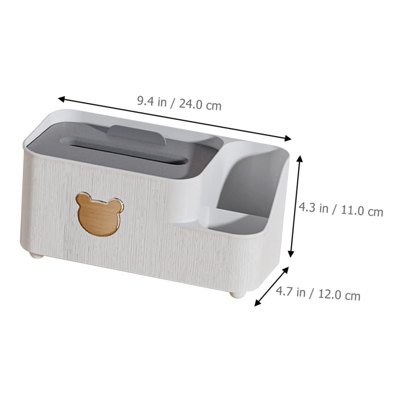 SOLUSTRE Cute Tissue Box Napkin Box Tissue Paper Holder Cover Rectangle Home Organizer