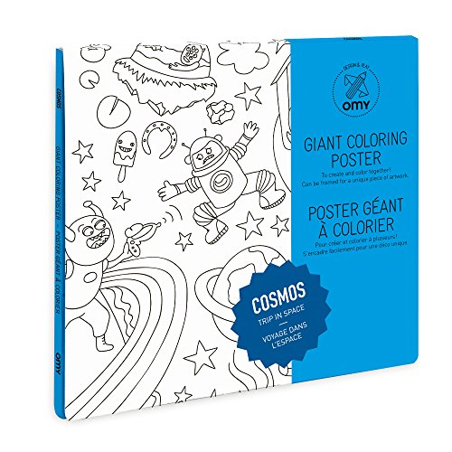 Poster Gigante Da Colorare Atlas – Mappa Del Mondo 100 X 70 Cm, OMY Design, Attività Creativa Per Bambini E Adulti - 4