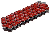 RK Racing Chain RR520XSO-120 Red/Steel 120 Link X Ring Chain with Connecting Link