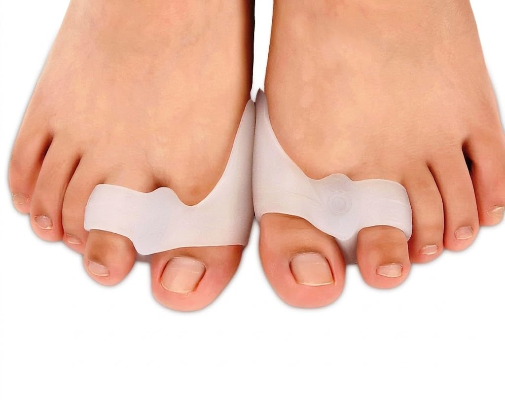 jeoga® Bunion Pads & Toe Orthotics Thumb Big Bone Orthotics Toe Separators Toe Straightener Bunion Corrector Bunion Relief Kit For Men & Women Free SizeCombo Pack Of 2 assorted color-image-9