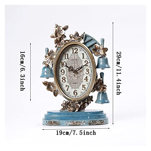 Reloj pendulum de mesa blanco estilo vintage para decoración de casa y despacho 3