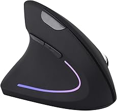 Sponsored Ad - Zienstar-2.4G Wireless Left Handed Ergonomic Vertical Mouse - 800/1200/1600 DPI,Rainbow Backlit,5 Buttons f...