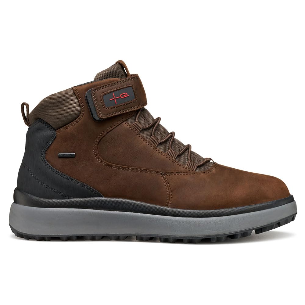 Geox Herren Dunkelbraun Man U Granito + Grip B Abx Ankle Boots Dk Brown 44_Eu